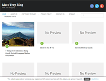 Tablet Screenshot of matttroy.net